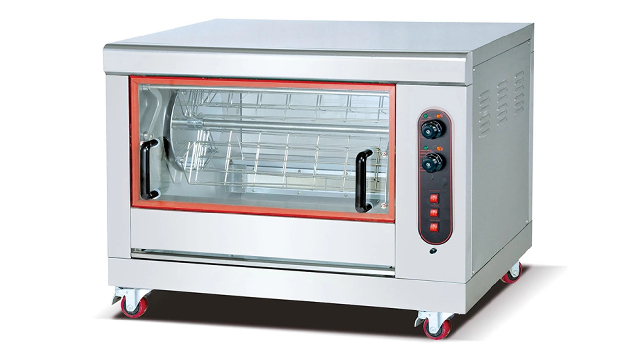 Rotisserie Machine Rotary Gas Chicken Grill Oven Stainless Steel Commercial Electric Roast Chicken Machine Hotel Catering Equipment