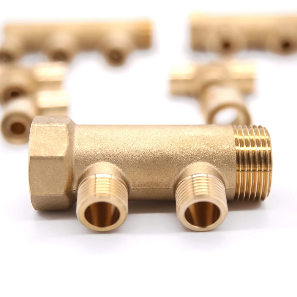 Underfloor Heating Water Heat Brass Gate Valve Manifold