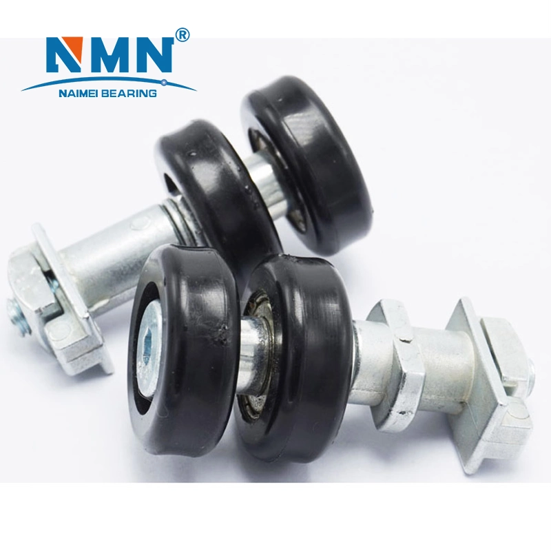 Polyurethane PU Coated Bearings with 625 626 608 as Per Your Drawing Plastic Injection Molded Nylon Door Wheel Door and Window Pulley Wheel UPVC Sliding Window