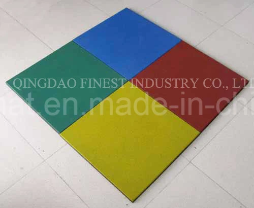 Colorful Safety Playground Rubber Flooring Tile for School Playground