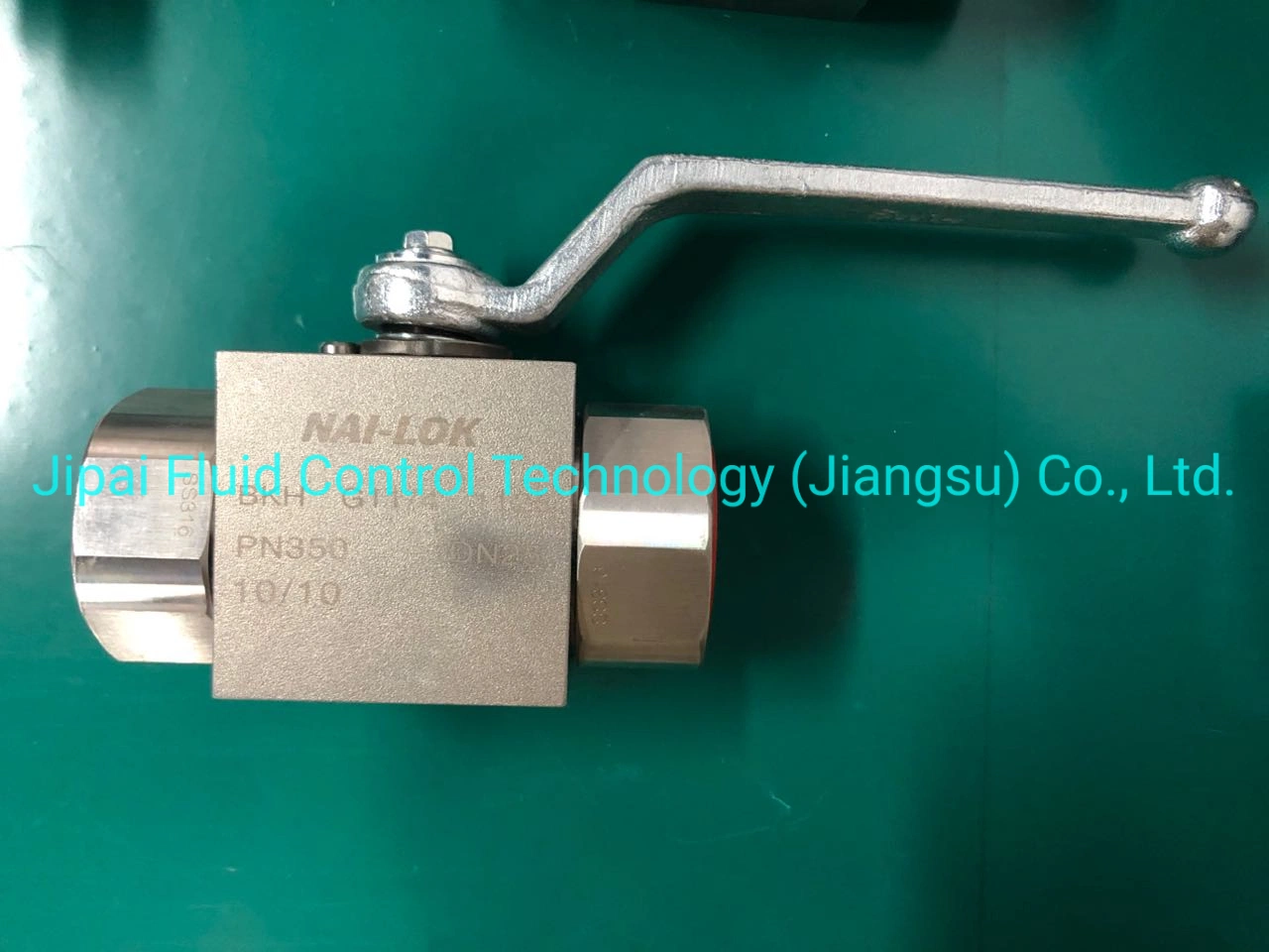 Nai Lok Stainless Steel 316 Two Position Three-Way 1 PC Ball Valve Trunnion Ball Valve for CNG High Pressure 6000 Psi Compression Natural Gas Hydrogen Ball Valv