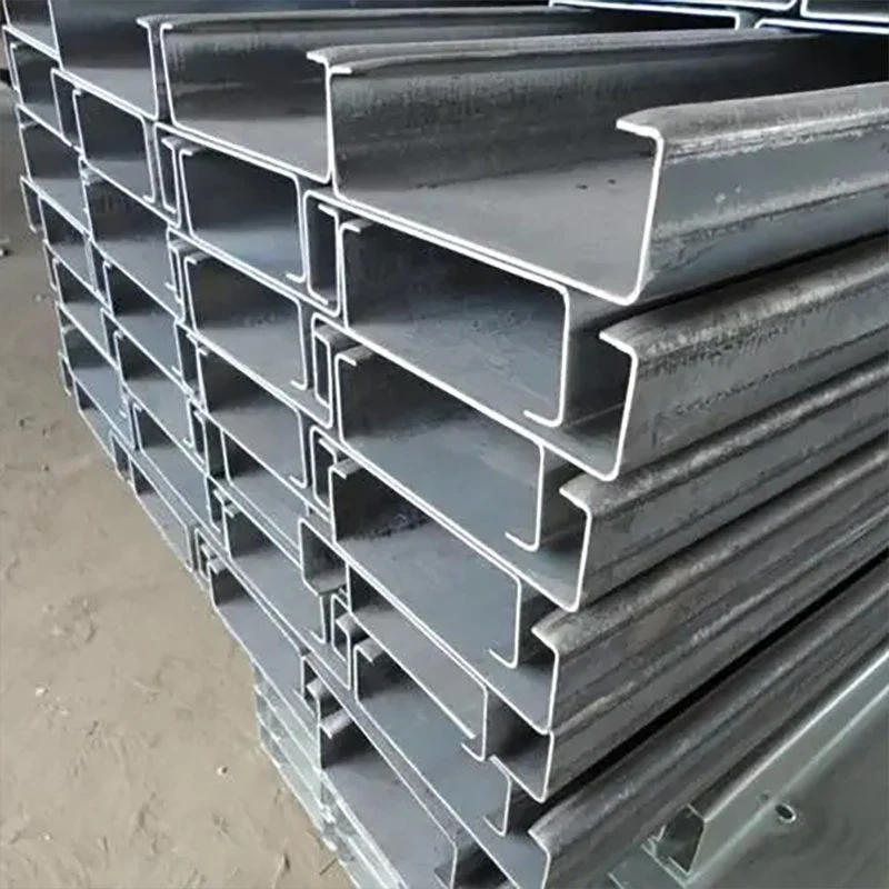 Hot DIP Galvanized Channel Stainless Steel Grating with Q235 Material AISI Standard Construction Cold Formed C Channel Profile