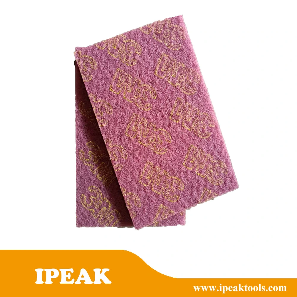 Scouring Pad 9X6 Inch Hook and Loop Cleaning Surface of Metal and Prepaint