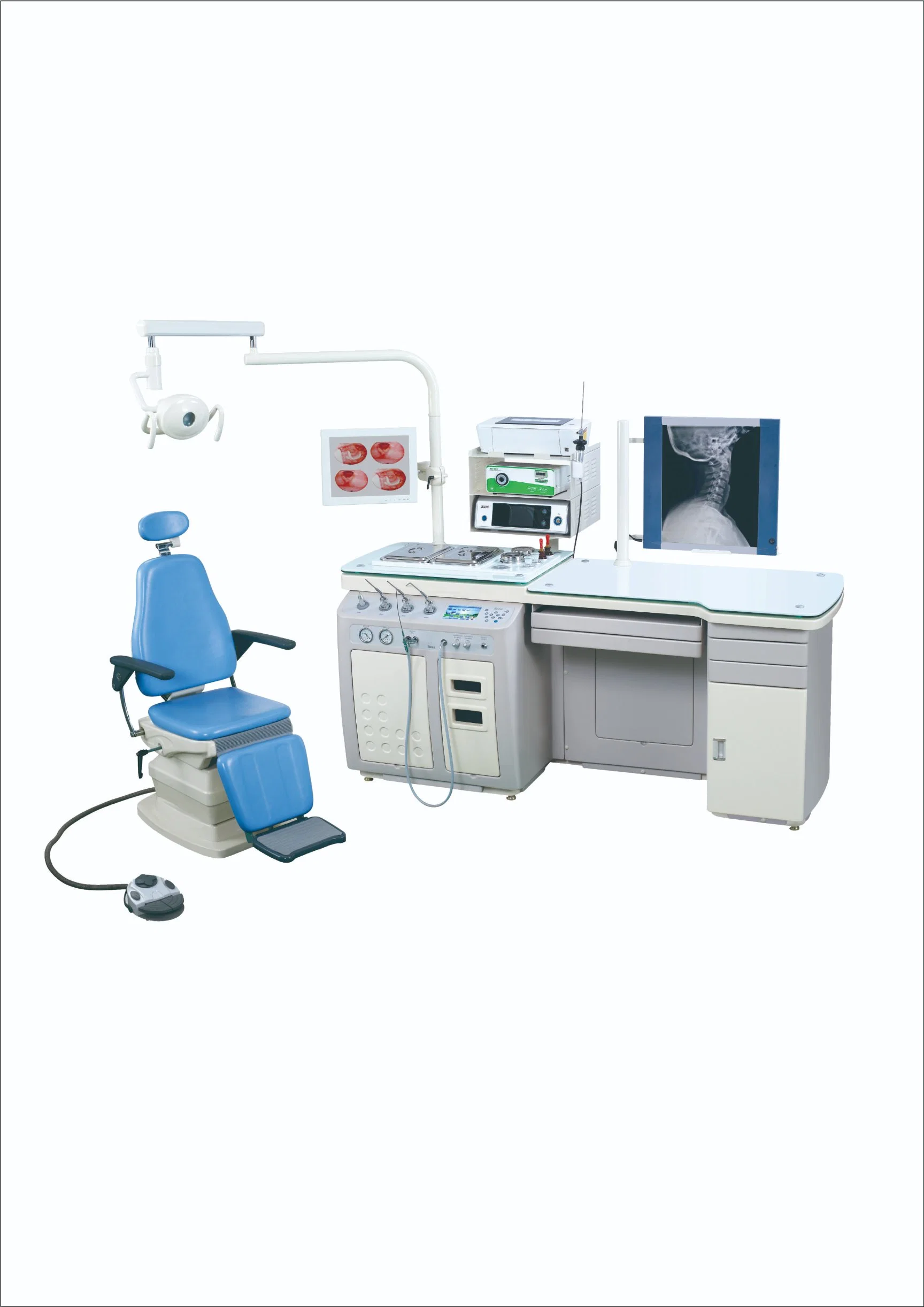 Medical Ent Unit Jld-G60 Hospital Instrument Ent Treatment Unit Ear Nose Throat Treatment Unit with Ent Patient Chair Ent Endoscope Camera for Sale