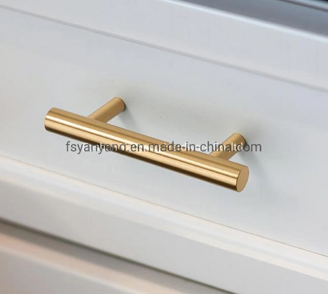 Yanyang fábrica Golden Chrome móvel armário porta botões punho amostra Personalização