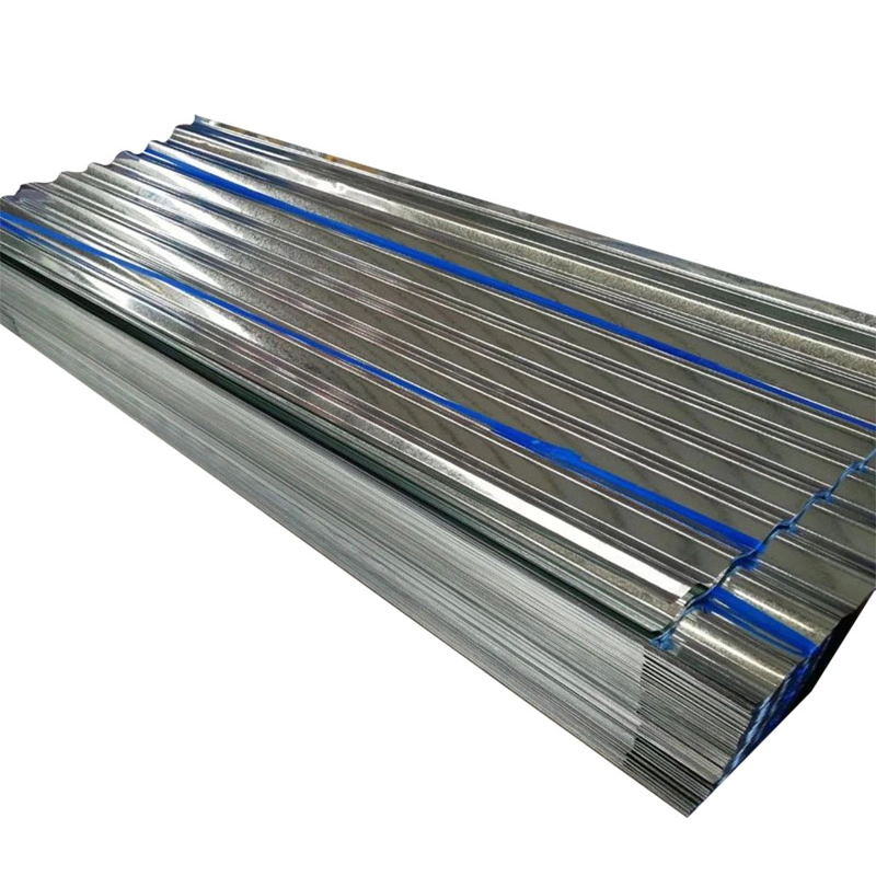 High Quality Galvanized Corrugated Metal Rib Steel Color Plate Sheet for Roofing Wall in Stock