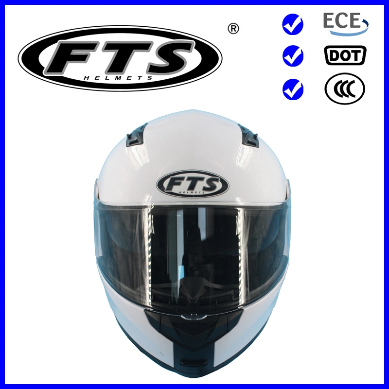 Accesorios de moto casco modular ABS Protector de seguridad de toda la cara de la mitad, plegable, con un punto y certificados de la CEPE de carbono de visera Pinlock