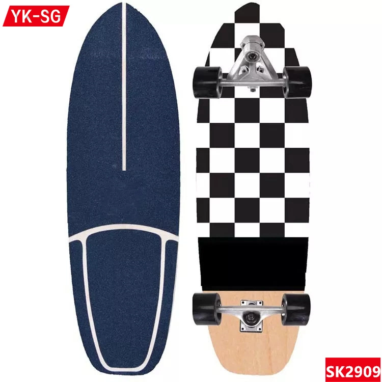 Cruiser Skateboard Fish Shape Deck Maple Land Surf Skateboard Extreme Sports Skateboard