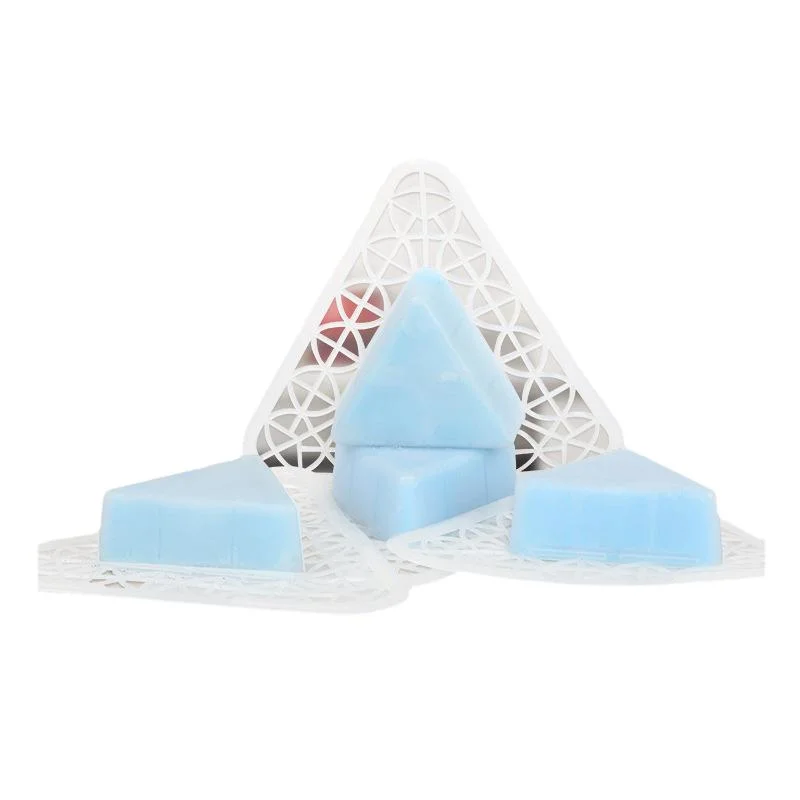 Nettoyant pour bloc de toilettes Triangle désodorisant pour urinoirs