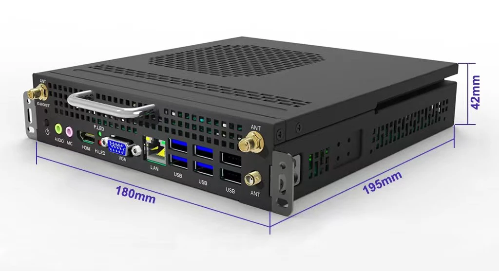 6 Core i5-8400 Standard OPS Mini PC 4K in Desktops Für Office School Whiteboard Industrial Embedded Computer OPS