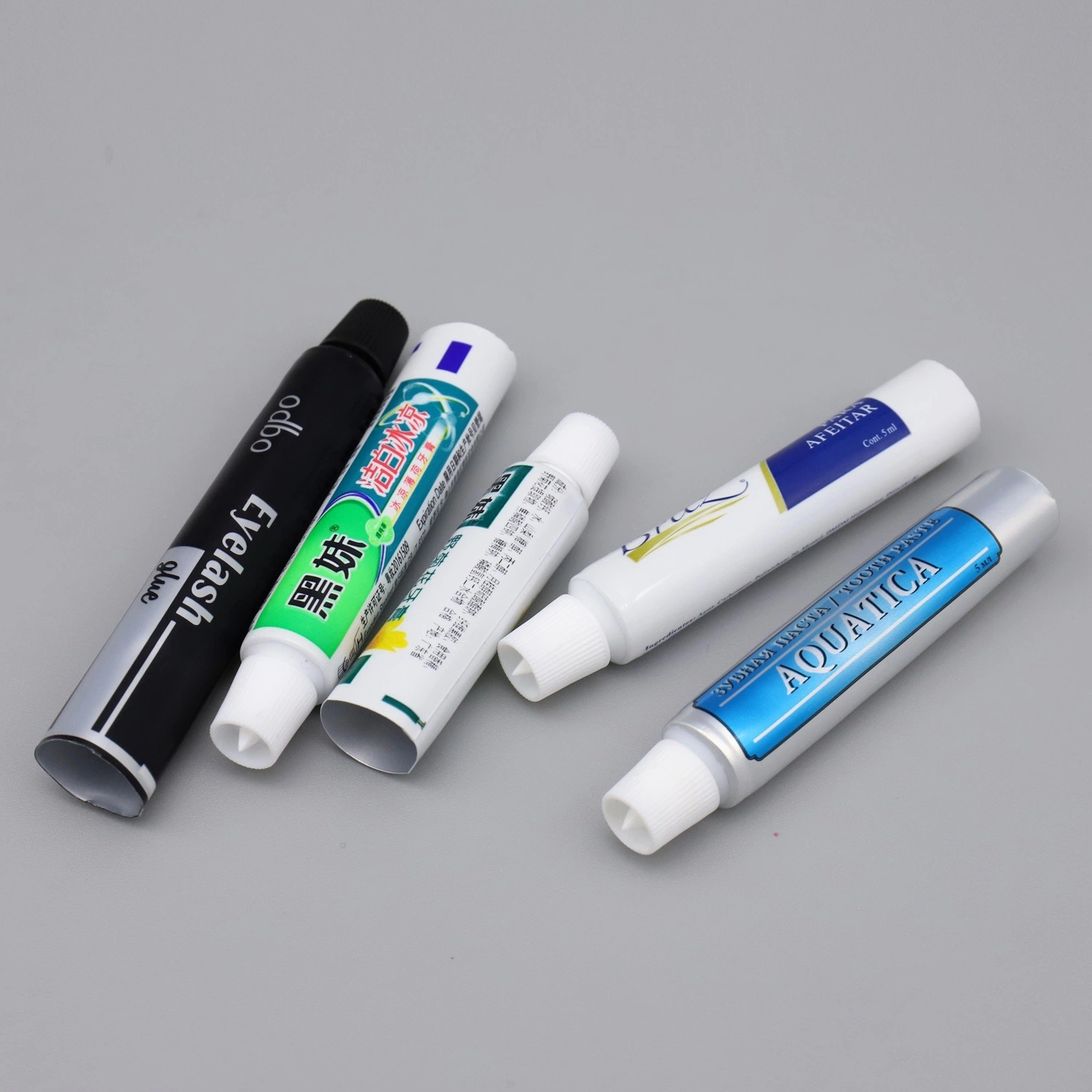 Tube de dentifrice en aluminium vide tube de dentifrice cosmétique emballage de tube