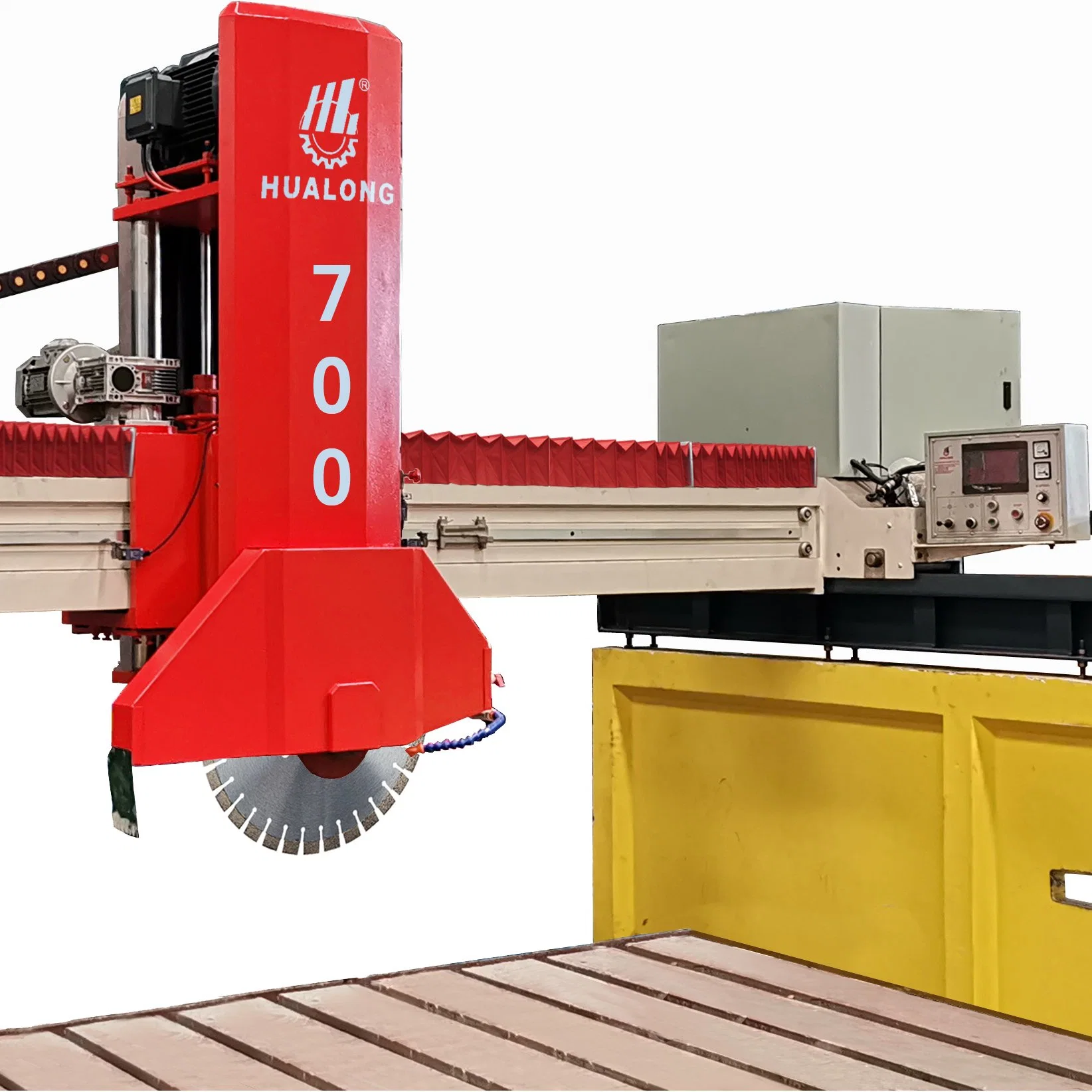 Chinese Factory Hlsq-700 Infrared Bridge Stone Cutting Machine for Granite Marble Artificial Stone