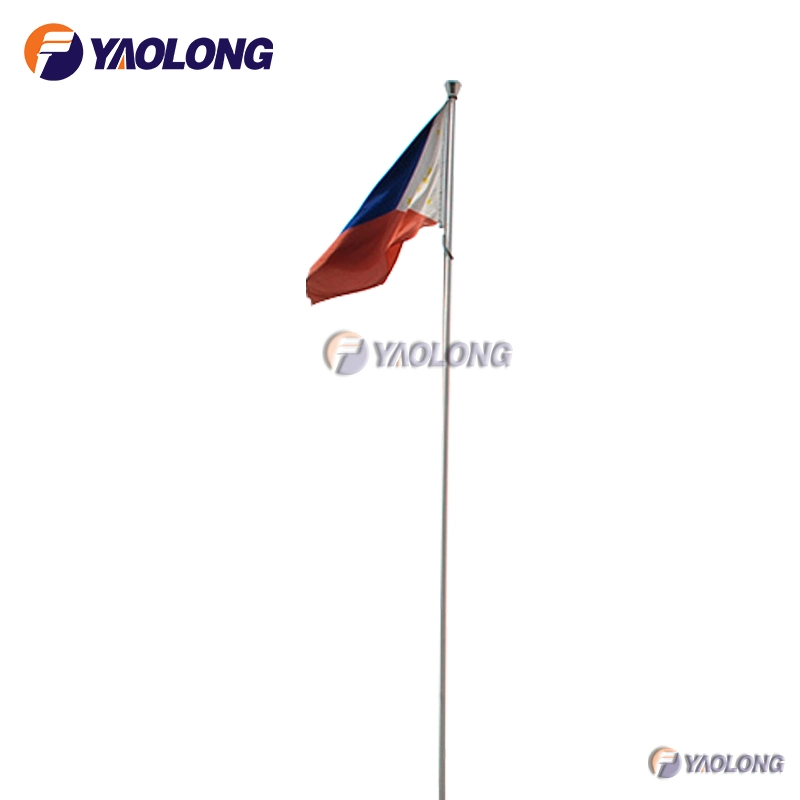 SUS 304 12m Corrosion Resistant Electric Operated Flag Pole