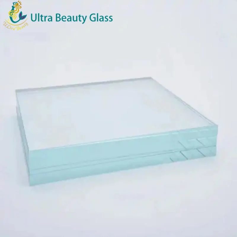 25mm 30mm Bank Counter Window Ultra Clear Super-Thick Tempered Laminated Glass