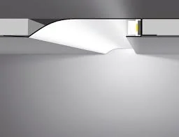 Al-C06 LED Aluminium Profil Art Downlight indirekte Beleuchtung Cove Drywall Gipsarchitektur Eingezogenes Lineares Licht