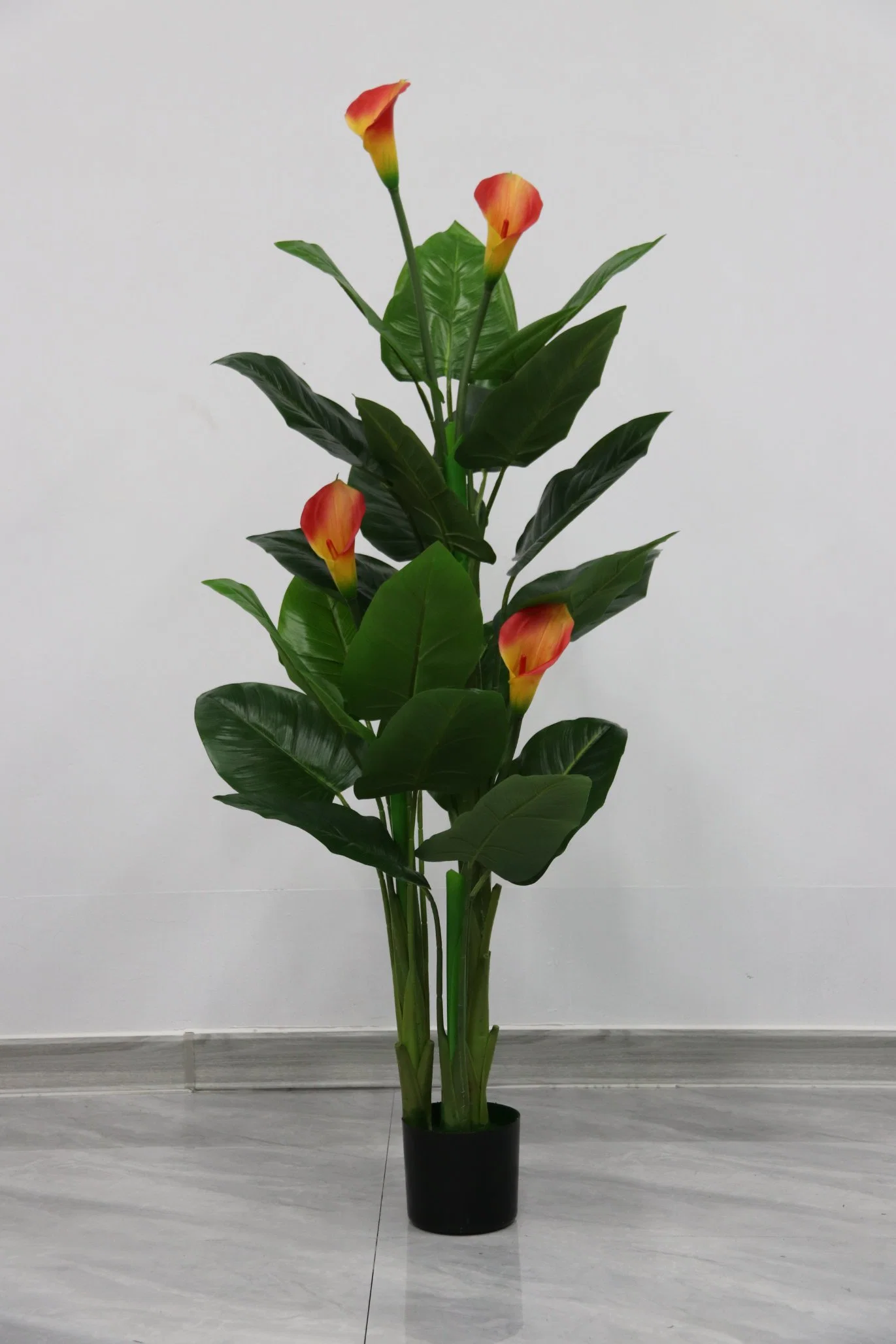 Beautiful Three-Pole Calla Lily Can Be Customized, Artificial and Decorative Plant Flower Tree