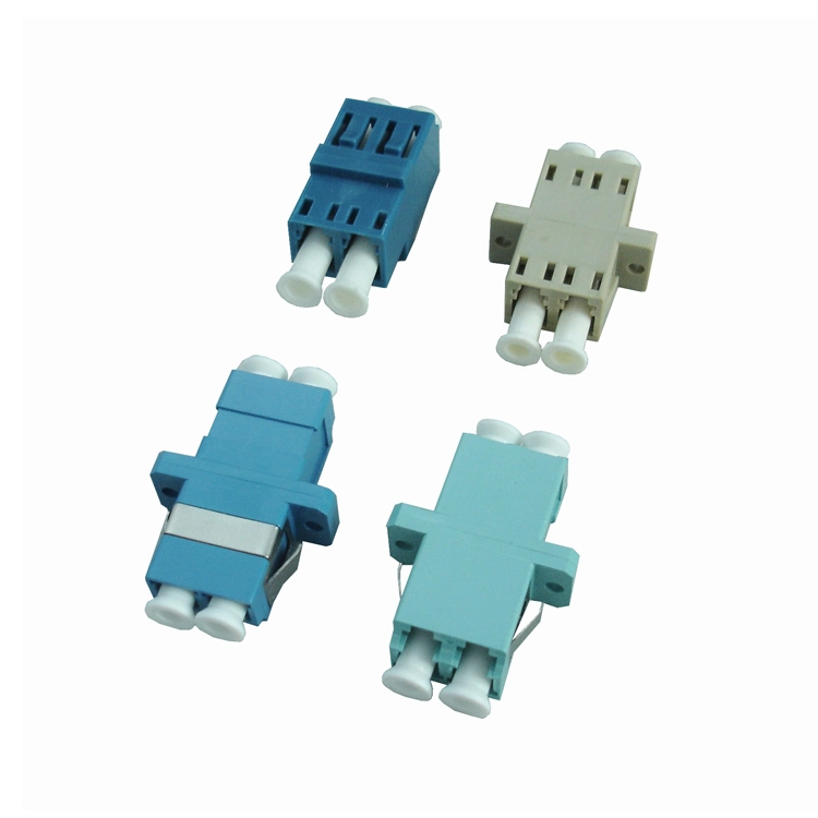 Waterproof IP68 Plastic LC Adapter Duplex for Fiber Optic equipment