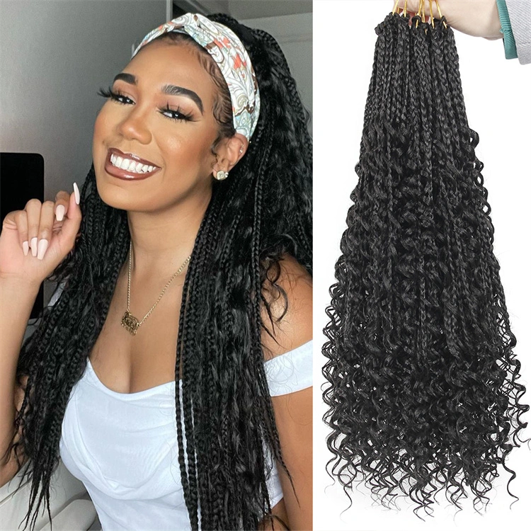 14inch Goddess Crochet Braid Bohemian Braids Synthetic Boho River Locs Hair