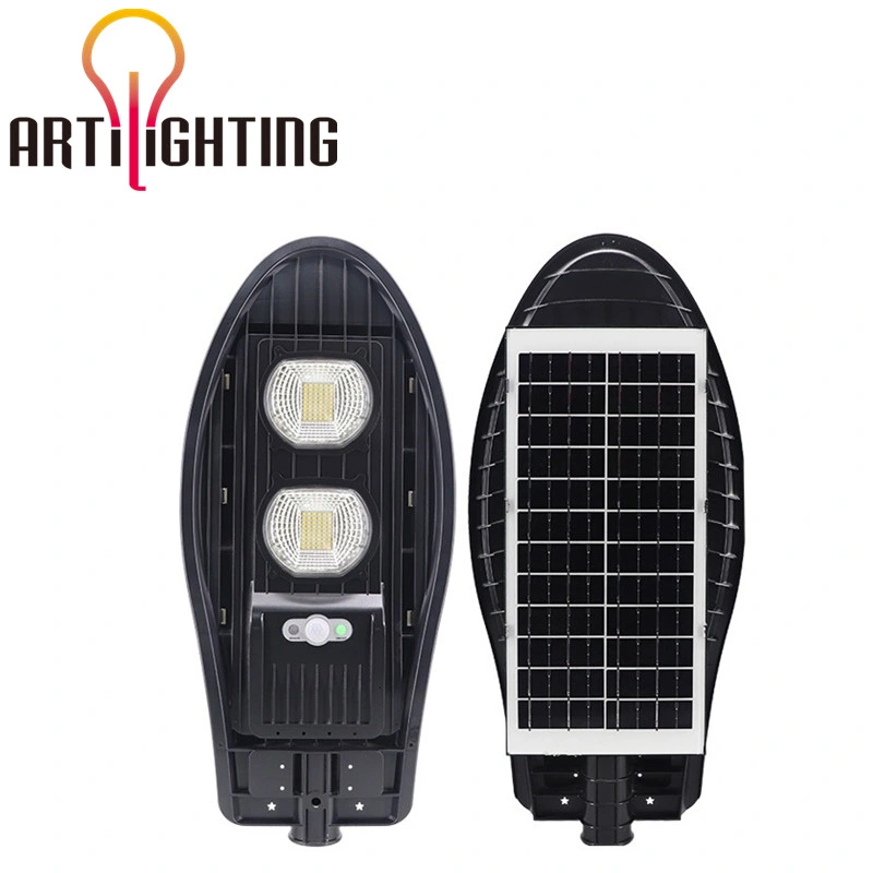 ODM OEM d'extérieur à LED étanche 120 W 150 W tout-en-un Éclairage de rue de jardin à énergie solaire intégré avec batterie au lithium Éclairage