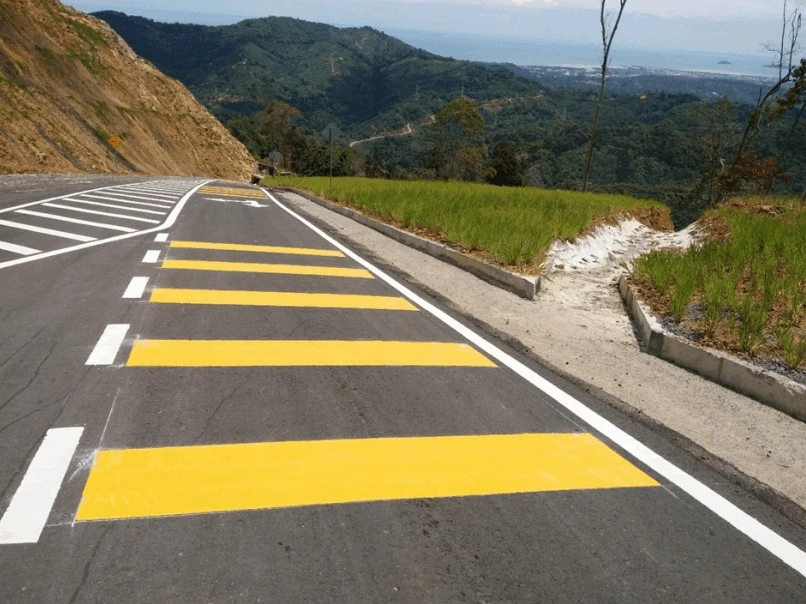 Top Brand Materials Suppliers Double Yellow Line Reflective Street Paint