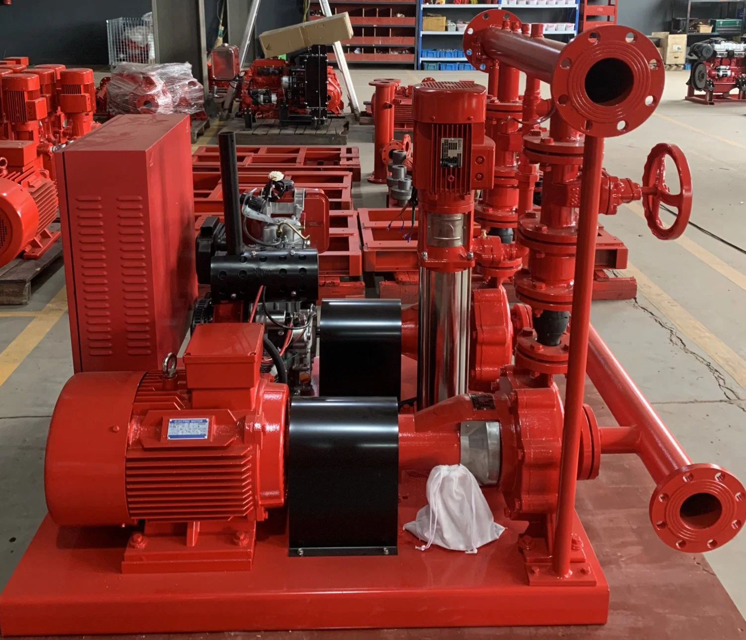 Fancy Nfpa20 Standard Fire Fighting System with Electric and Jockey Pump