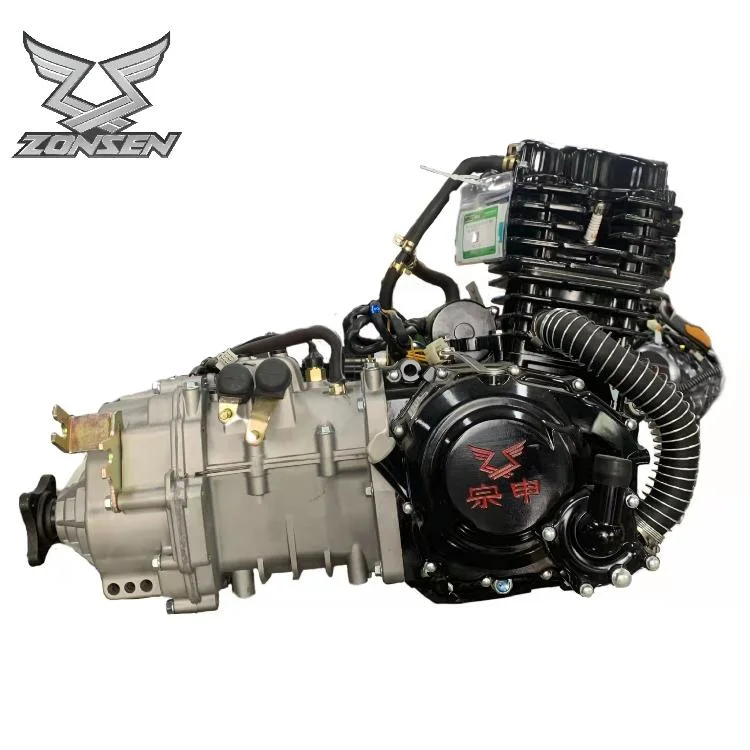 محرك الدراجة البخارية Zongshen 250 سم مكعب محور مركزي مبرد بالهواء 250 سم مكعب قطع غيار بادئ الحركة للدراجات النارية محرك ذو ثلاث عجلات