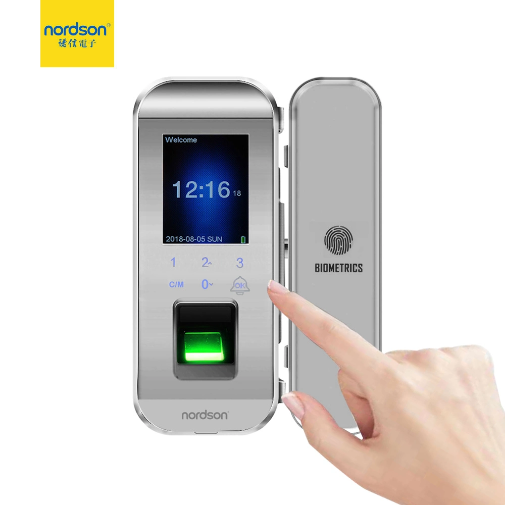 Optical Password Card Fingerprint Toughened Smart Glass Smart Door Lock Fingerprint