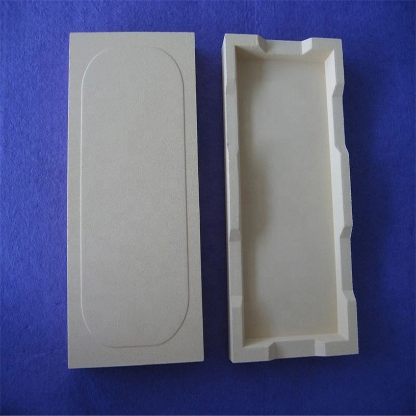 Customized Refractory Calcium Stabilized Zirconia Zro2 Ceramic Saggar Tray for Pipe Furnace