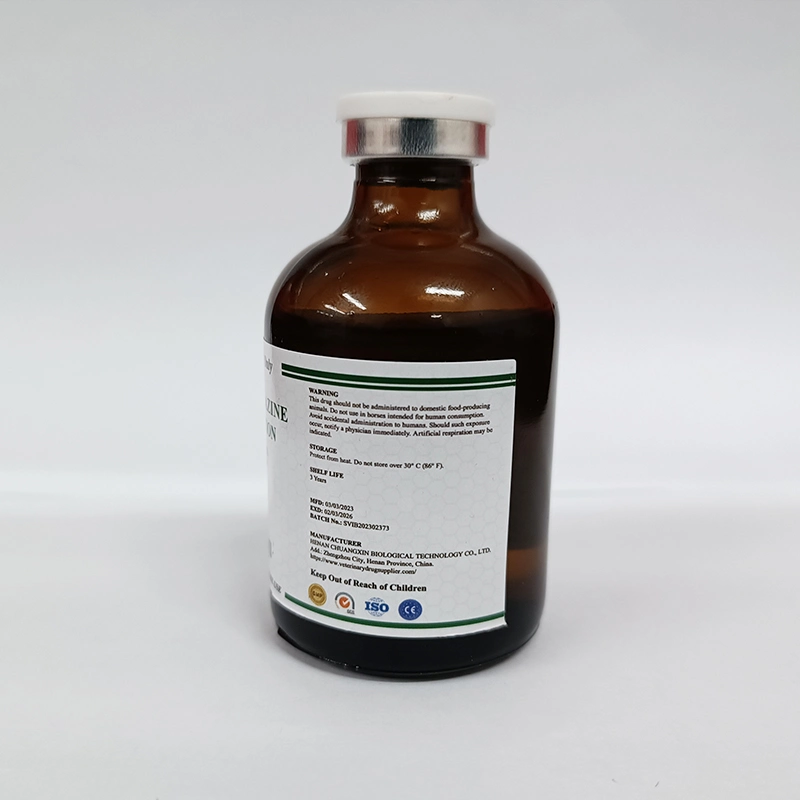 Veterinary Medicine for Cattle and Horses: Cylazine Hydrochloride Sedative, Muscle Relaxant, and Painkillers