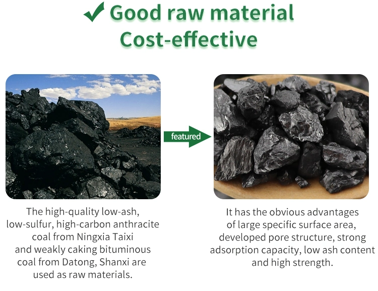 Popular Activated Carbon for Industrial Water Treatment Heavy Metal Removal for Beverage Industry