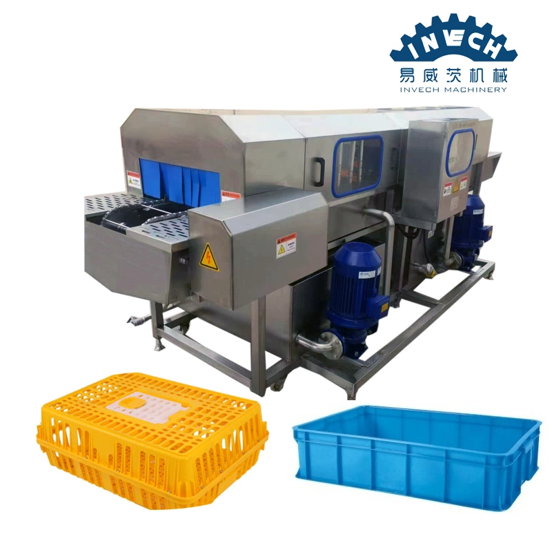 Food Crates Washer Plastic Basket Cleaning Machine