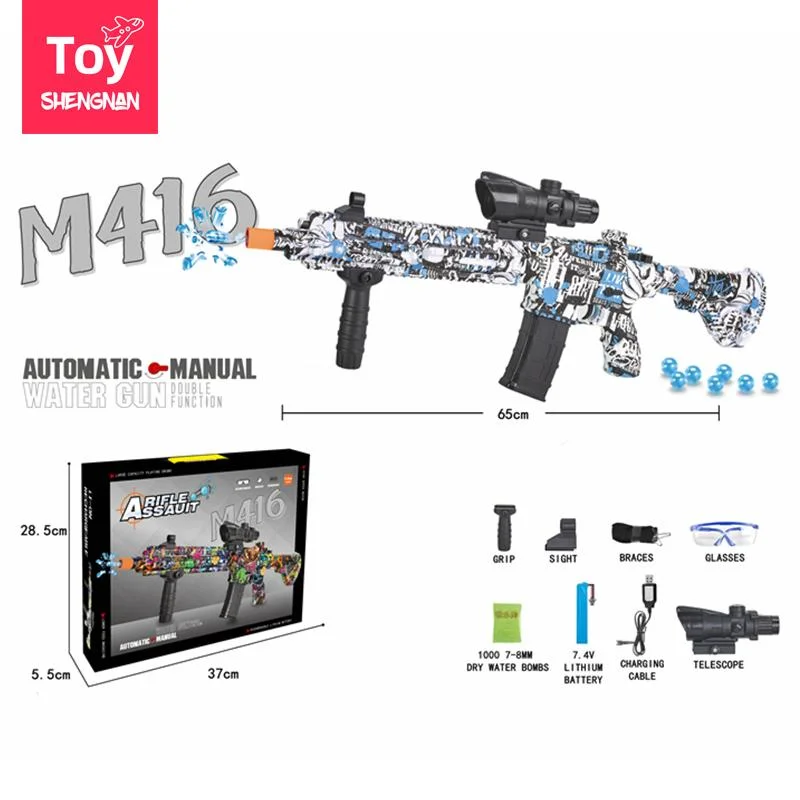 Factory Outlet All Styles Outdoor Kids Unisex Electric Bullet Water Balls Gun Toy Splatter Gel Blaster Gun