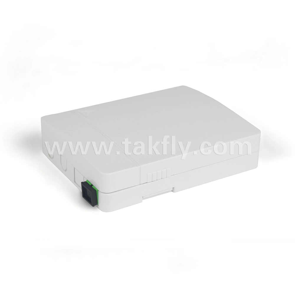 2 Cores Mini FTTH Optical Fiber Termination Box ABS+PC