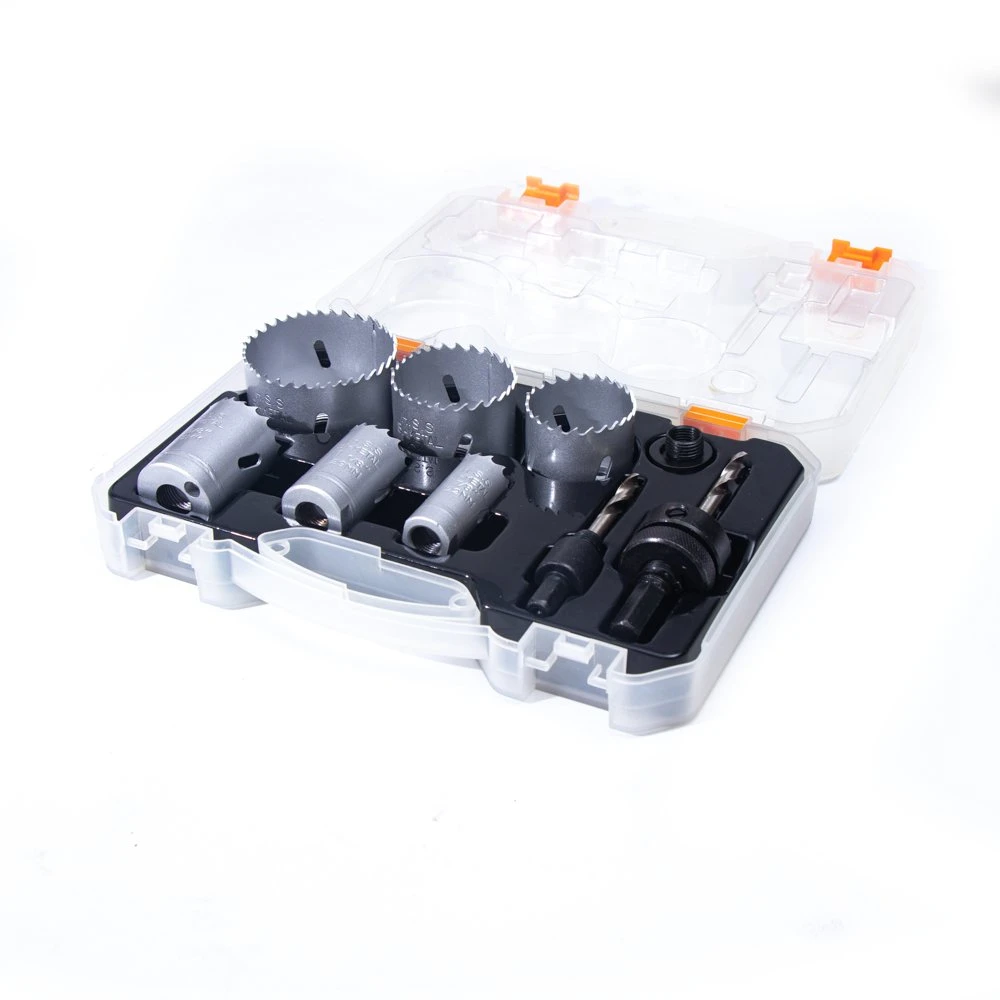 Bi-Metal and High Speed Steel HSS Hole Saw Set Hole Cutter Kit