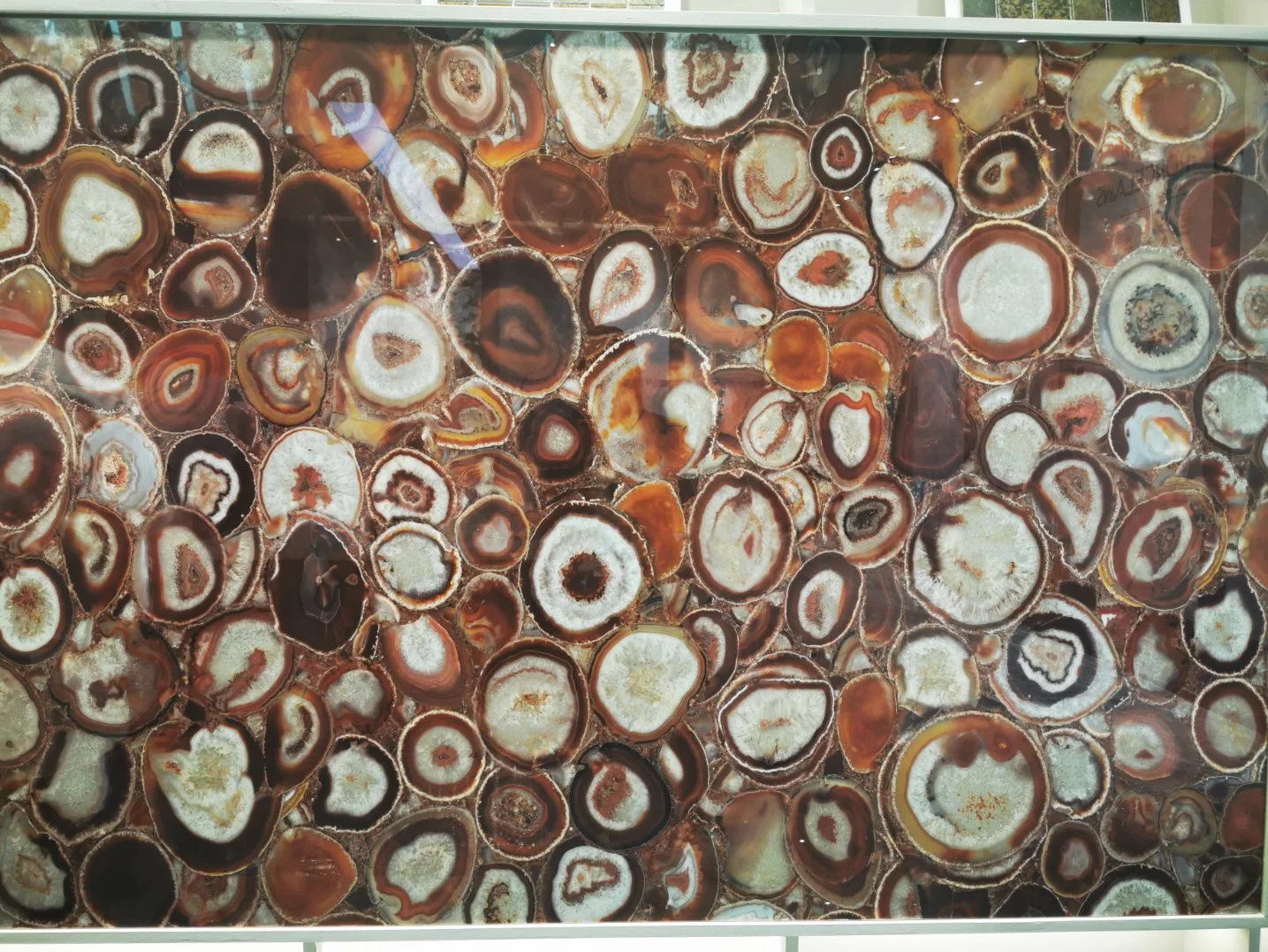 Edelstein Onyx Muster Großformat Sinterstein Hintergrund Wand