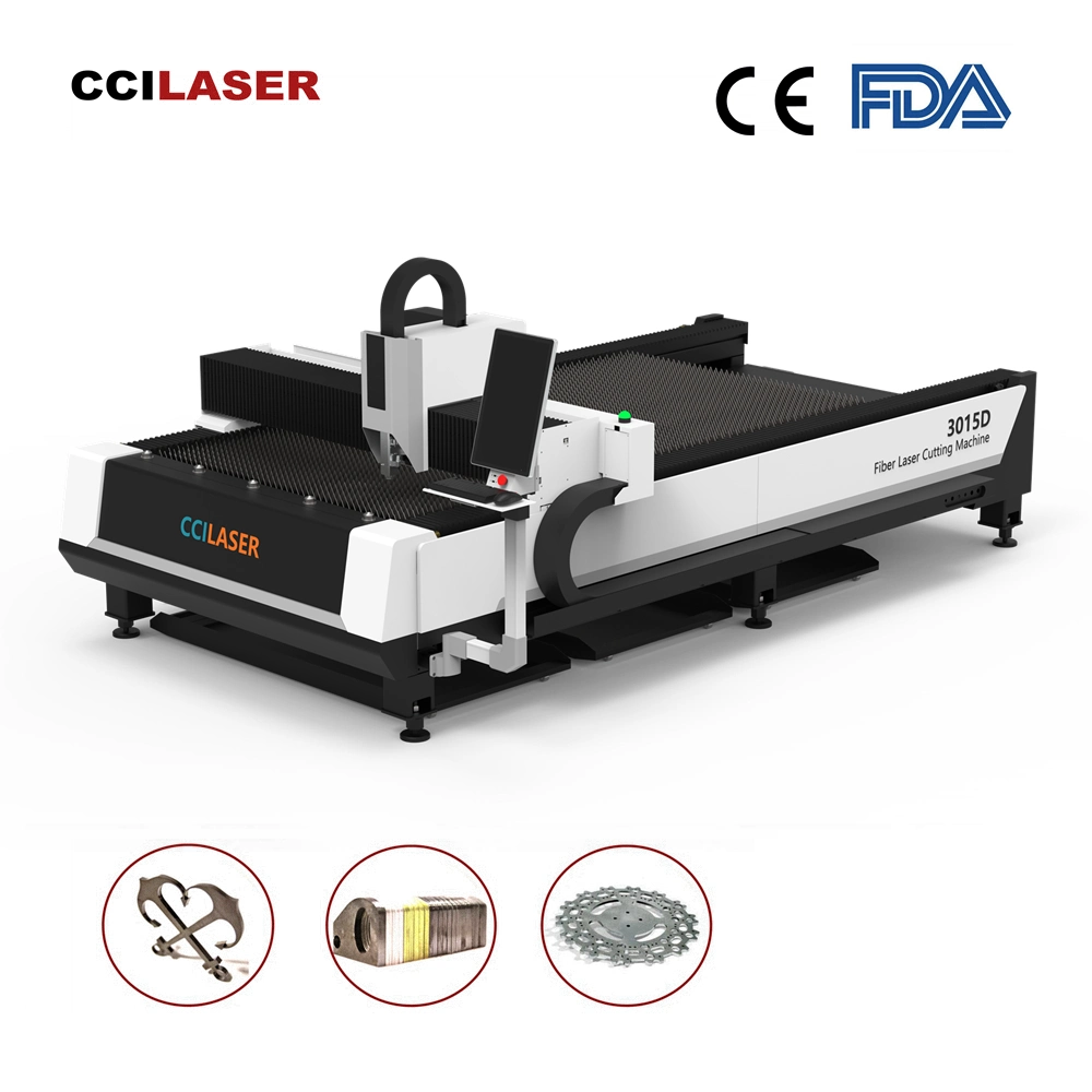 High Precision 3015-1500W Sheet Metal Single Table Fiber Laser Cutting Machine