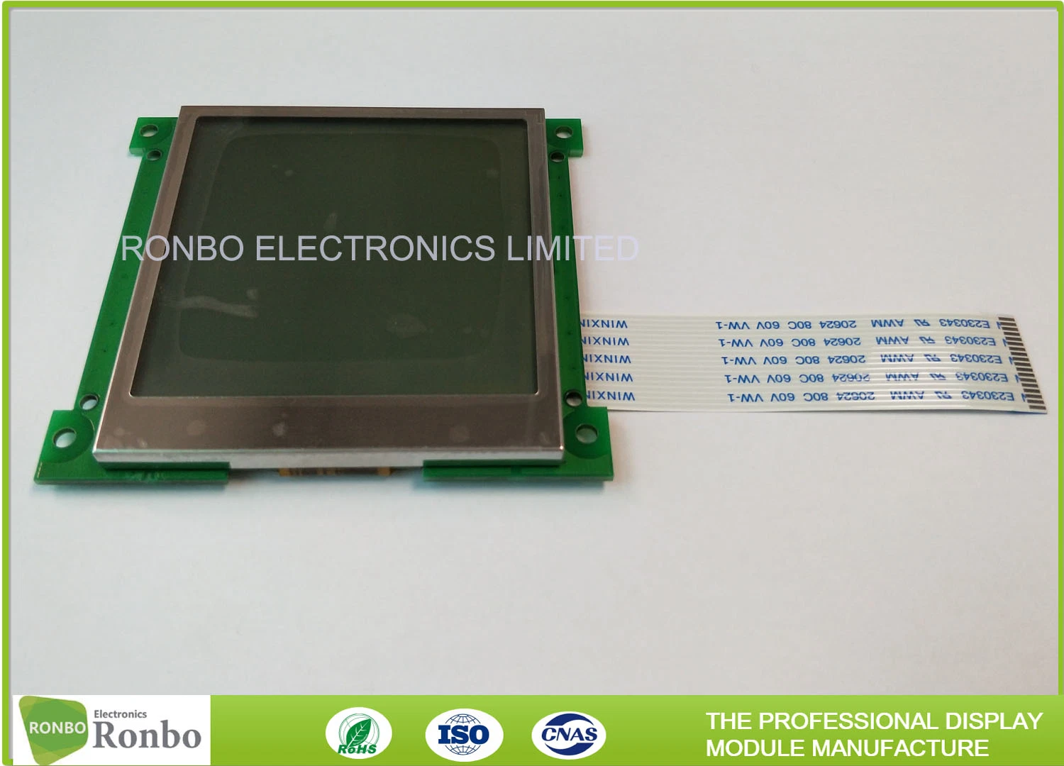Cog LCD Module FSTN Positive Reflective 160*160 Graphic LCD Screen with 8080 Interface