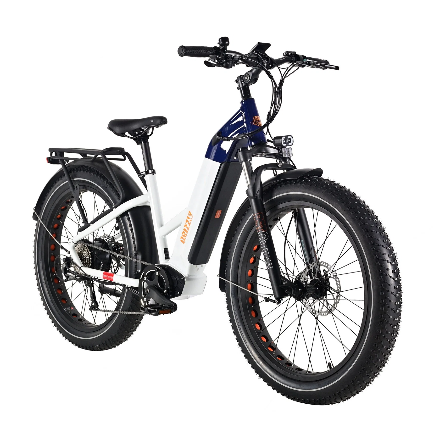 Bicicleta Electrica De Montana Powerful Bike Bateria Extraible De Litio 20ah Rango Largo Hasta 60 Km