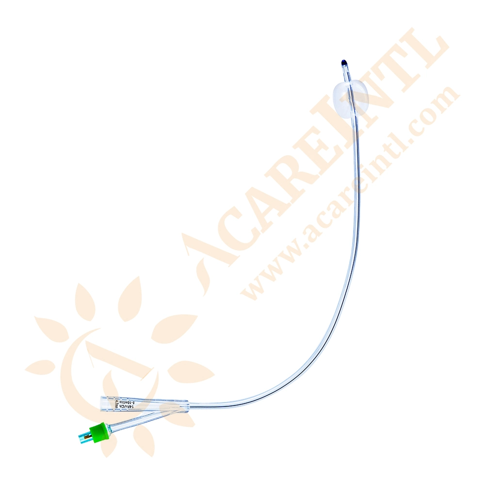 Disposable Medical Latex Foley Catheter Indwelling Catheters with CE & ISO