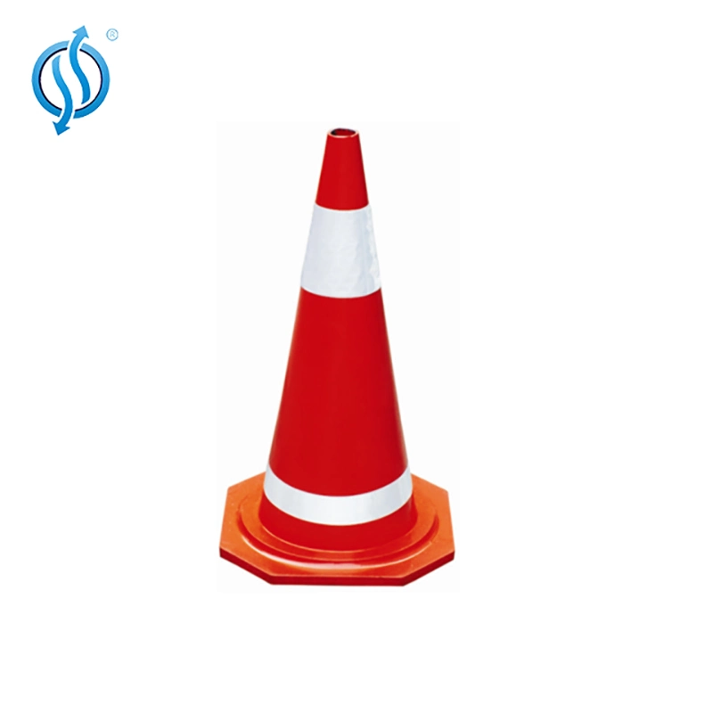 Red & White Traffic Safety High Density Rubber Cone