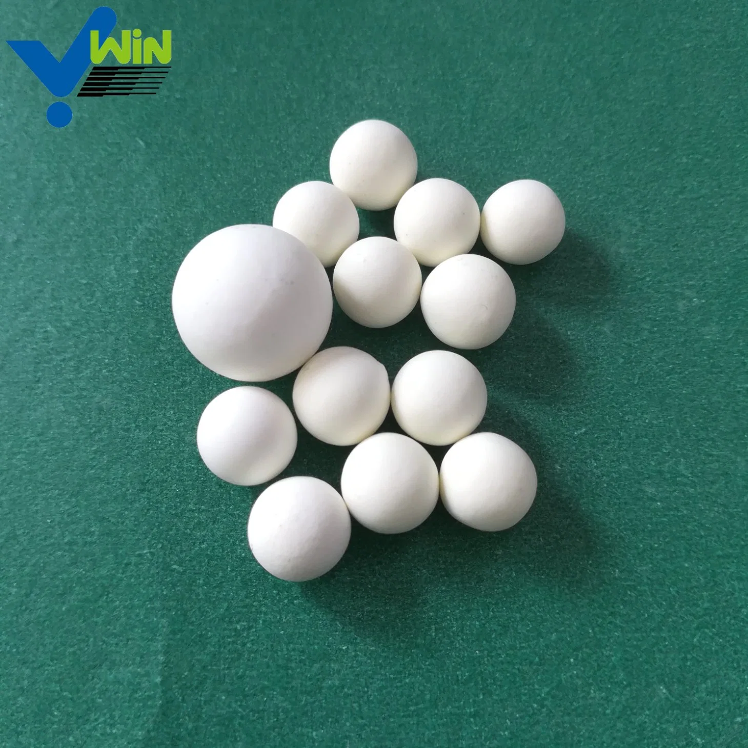 China Zibo Win Ceramic Alumina Ball Heat Storage Media Sphere 25mm