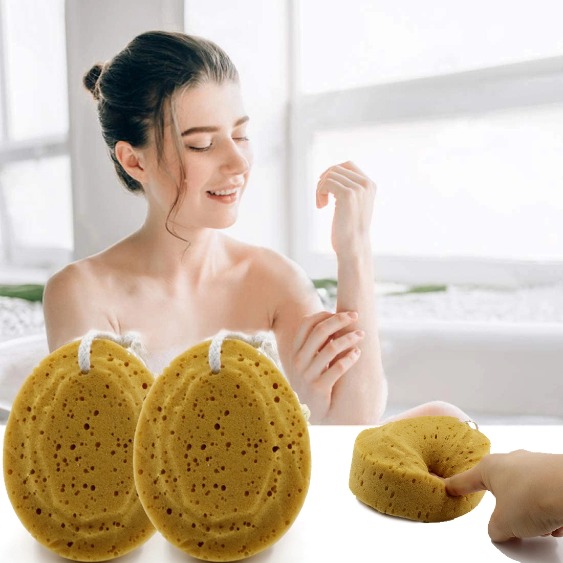 Soft and Comfortable Lovely Water Drop Bath Sponge