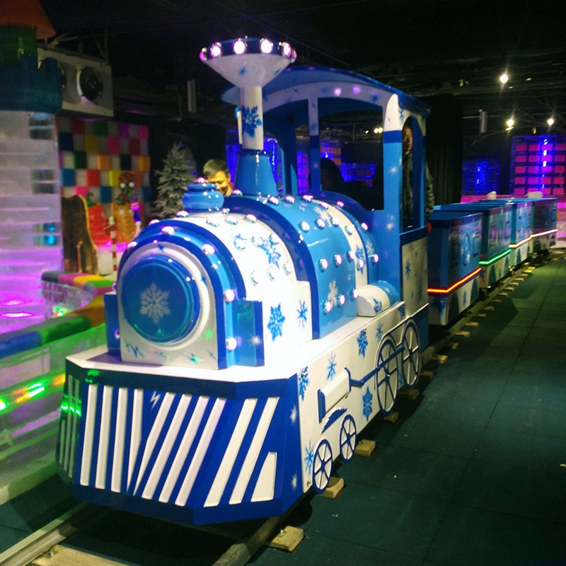 China New Children Adult Amusement Park Ride Mini Electric Train for Factory Price