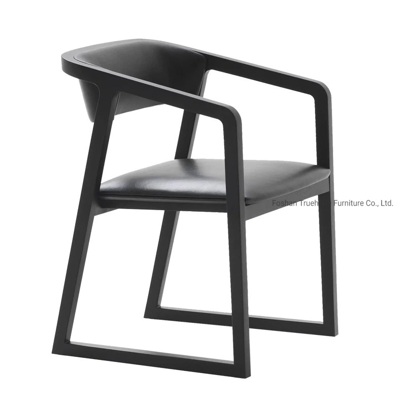 Cuero/PU/tejido silla de comedor de madera Mobiliario de restaurante Modern Nature establezca fábrica china oferta