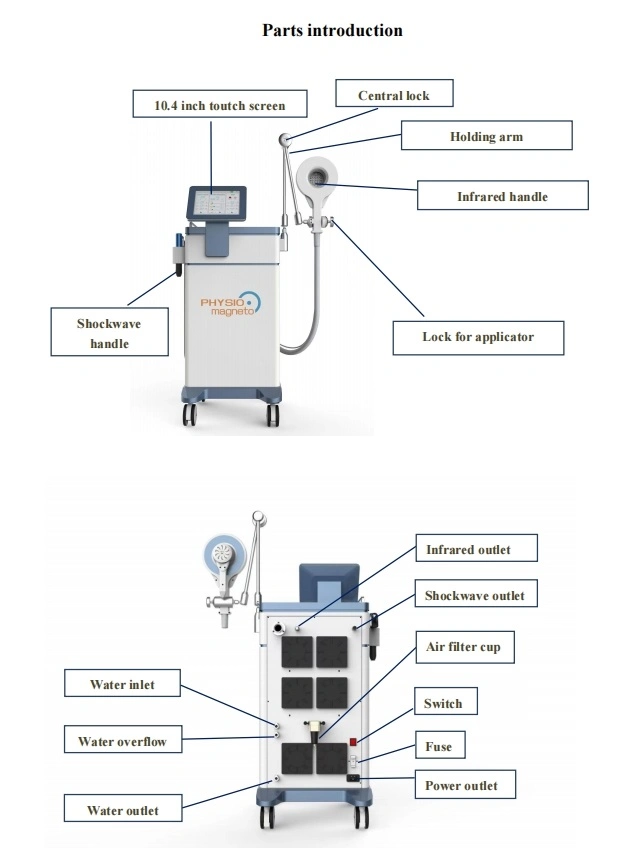 Advanced EMT Pmst Magneto Therapy with Physiotherapy with Magneto Shockwave