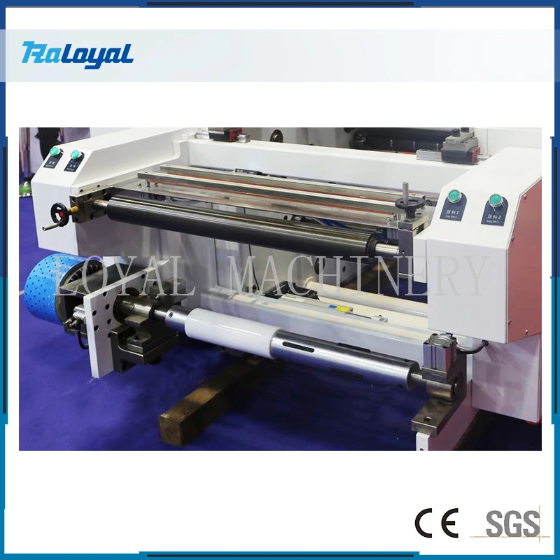 Customizable High Speed 300m/Min Double Winding Straw Paper Kraft Paper Roll Plastic Film Slitting Rewinding Machine