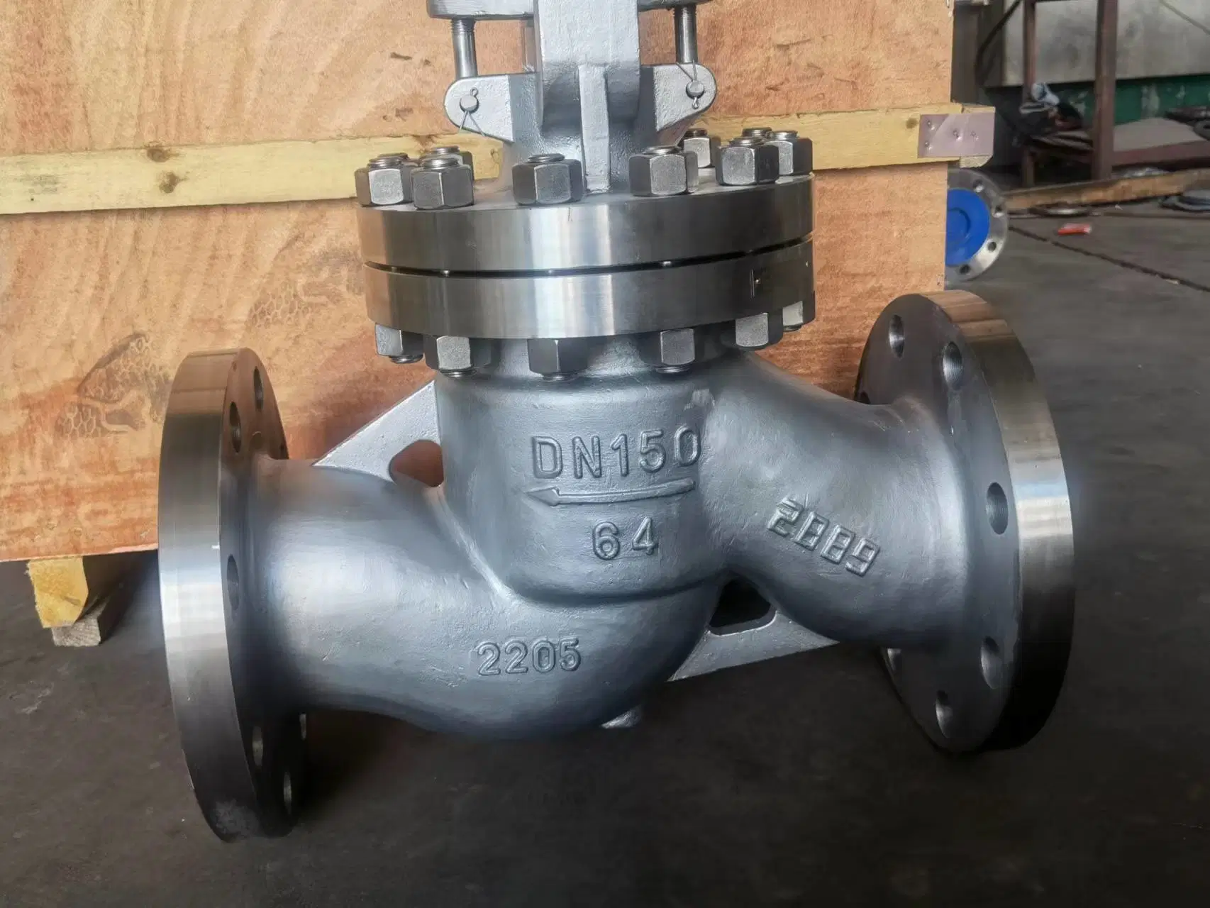 duplex stainless steel Globe Valve J41W-64P 2205 Carbon steel/cast iron/stainless steel