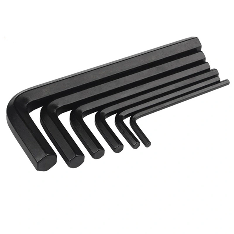 Biycle hardware Herramientas de Mano de 4mm 5mm negro de métricas de cabeza cónica de brazo corto de cabeza hexagonal de CRV Llave Allen