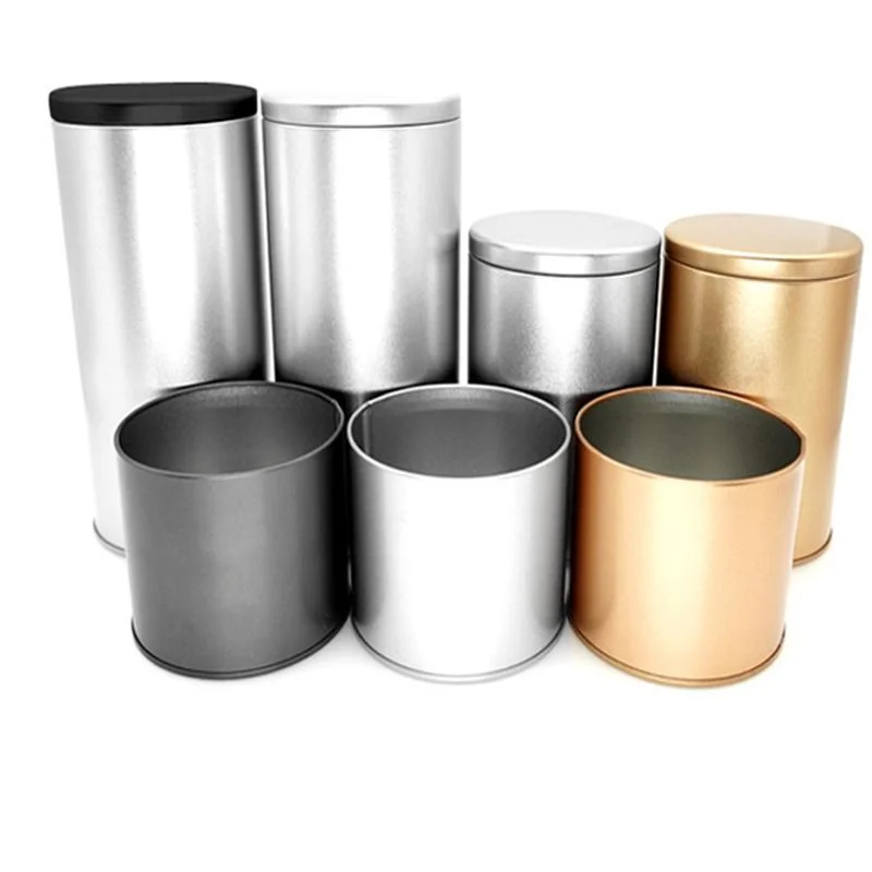 Tea Tin Canister with Airtight Double Lids for Loose Tea Small Kitchen