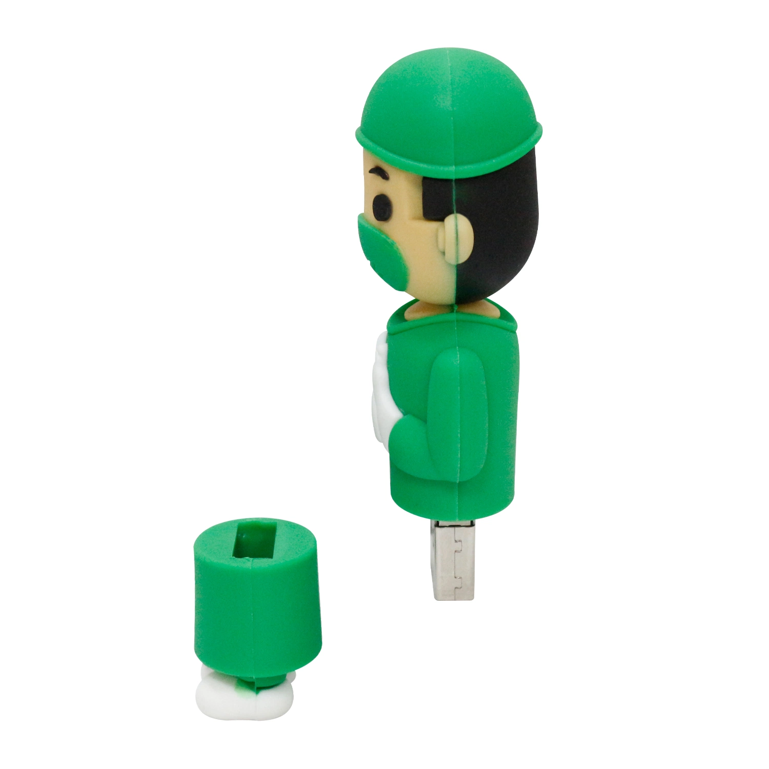 PVC Cartoon Hospital Anesthetist Doctor Promotional USB Stick